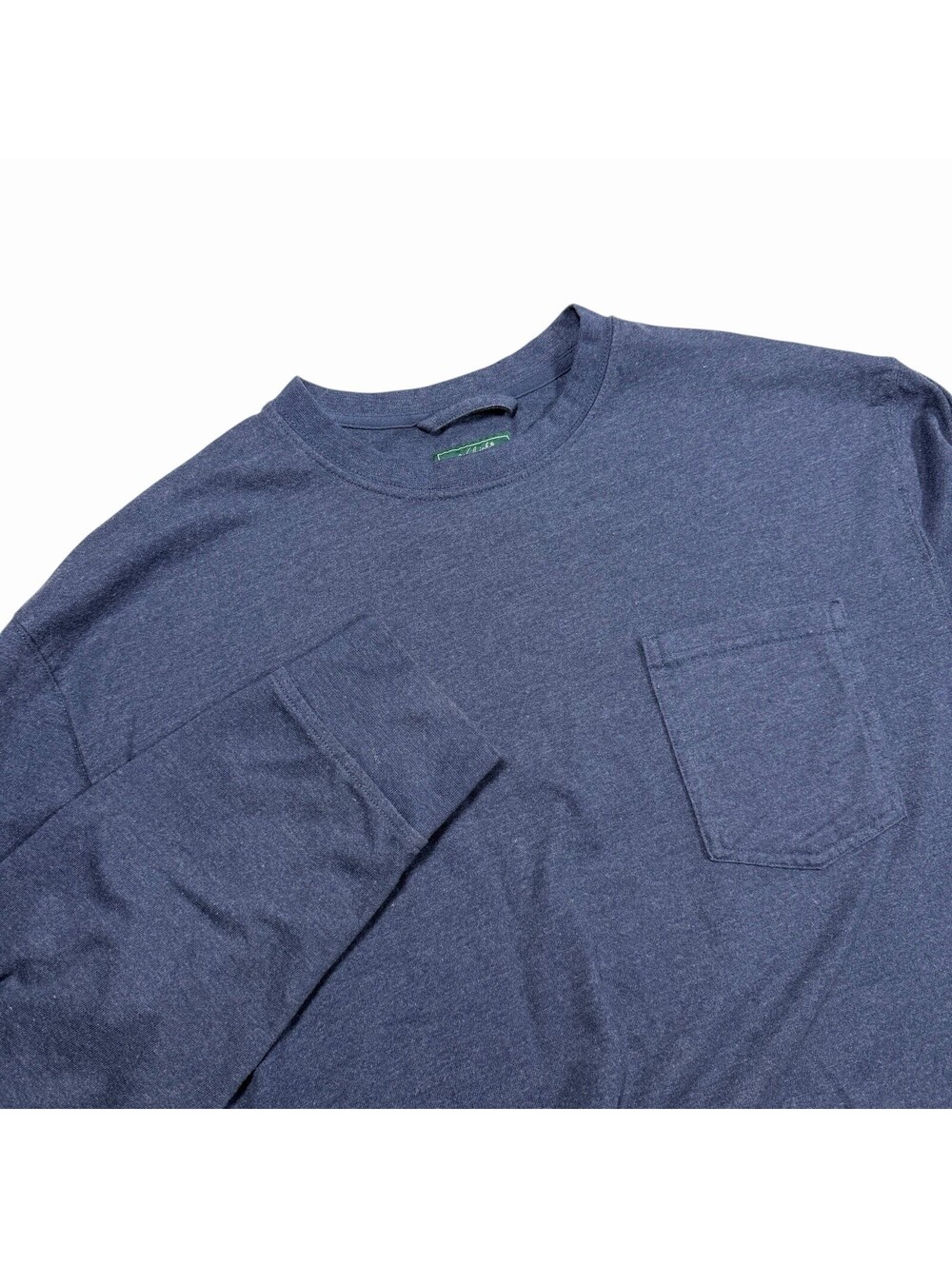 Woolrich The Green Label Collection Men's Blue Long Sleeve Pocket T-Shirt Size M